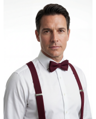 Cravate.tn | Nœud papillon rouge bordeaux