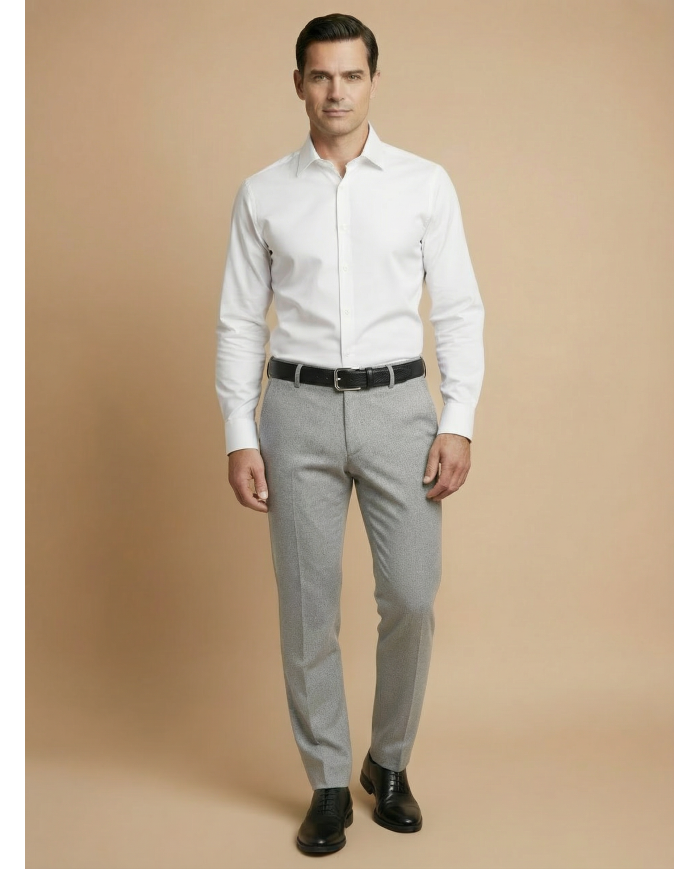 Pantalon en laine : Gris claire