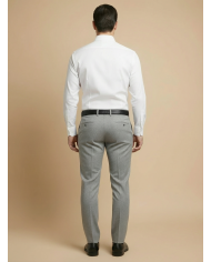 Pantalon en laine : Gris claire