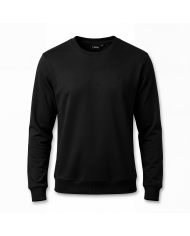 Cravate.tn | Pull col rond en coton - Noir