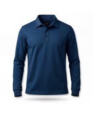 Cravate.tn | Pull col rond en coton - Bleu Indigo