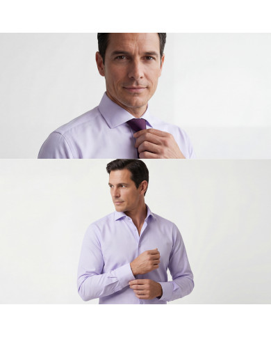 Cravate.tn | Chemise Col ouverte - Parme