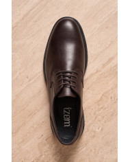 Chaussures Derbie Cuir Mileti- Marron foncé