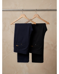 Pack 2 Pantalons Maco homme Noir et bleu marine