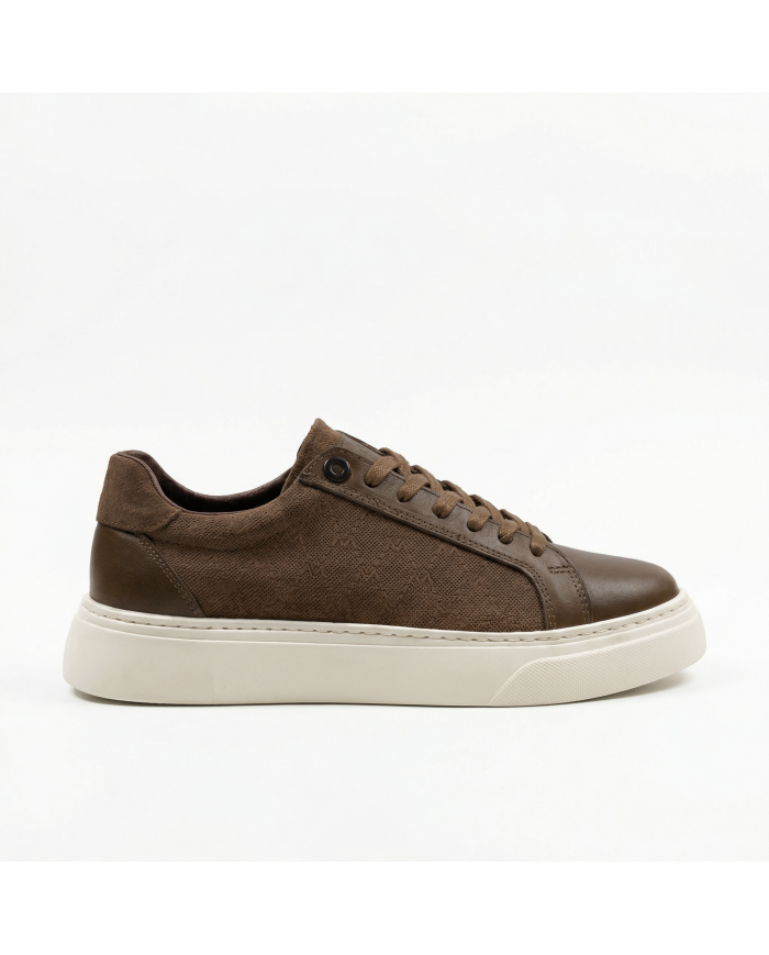 Cravate.tn |  Sneakers Cuir marron tabac
