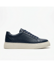 Cravate.tn |  Sneakers Cuir bleu marine