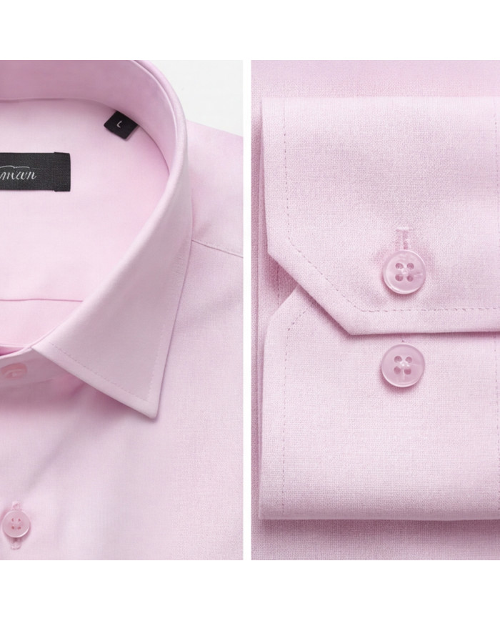 Cravate.tn | Chemise Col ouvert - Rose