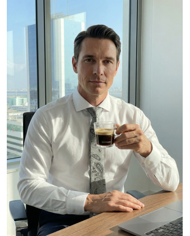 Cravate grise à motifs Paisley