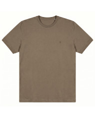 T-shirt Beige Taupe col rond 100% coton