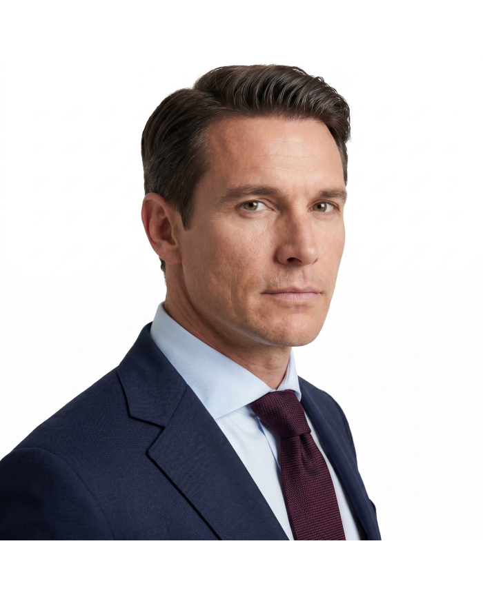 Cravate Burgandy faux uni