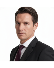 Cravate Burgandy faux uni