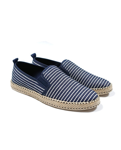Cravate.tn | Espadrille Halfa marine sans lacet