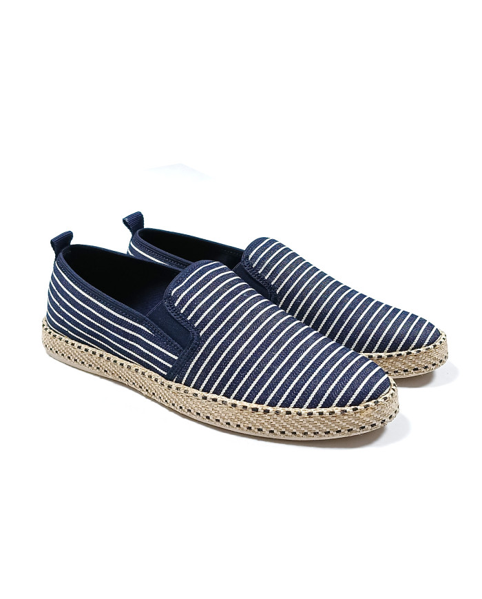 Cravate.tn | Espadrille Halfa marine sans lacet