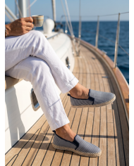 Cravate.tn | Espadrille Halfa marine sans lacet
