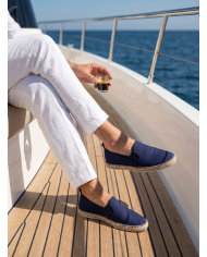 Cravate.tn | Espadrille Halfa bleu marine sans lacet