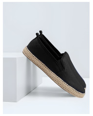 Cravate.tn | Espadrille Halfa noir sans lacet