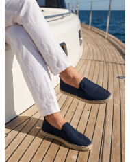 Cravate.tn | Espadrille Halfa bleu jeans sans lacet