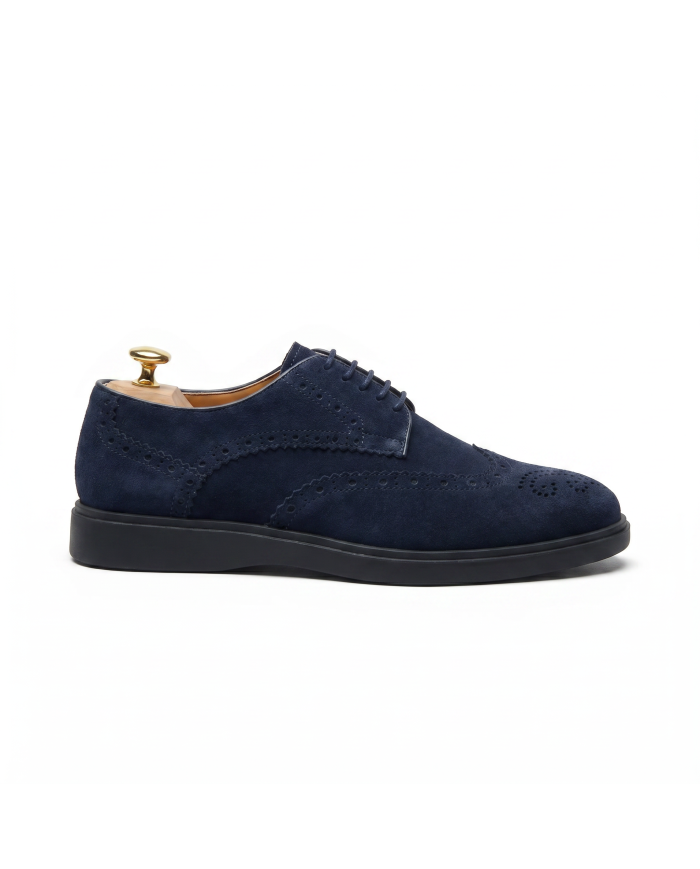 chaussure en cuir daim