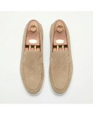 Mocassin homme en nubuck sable