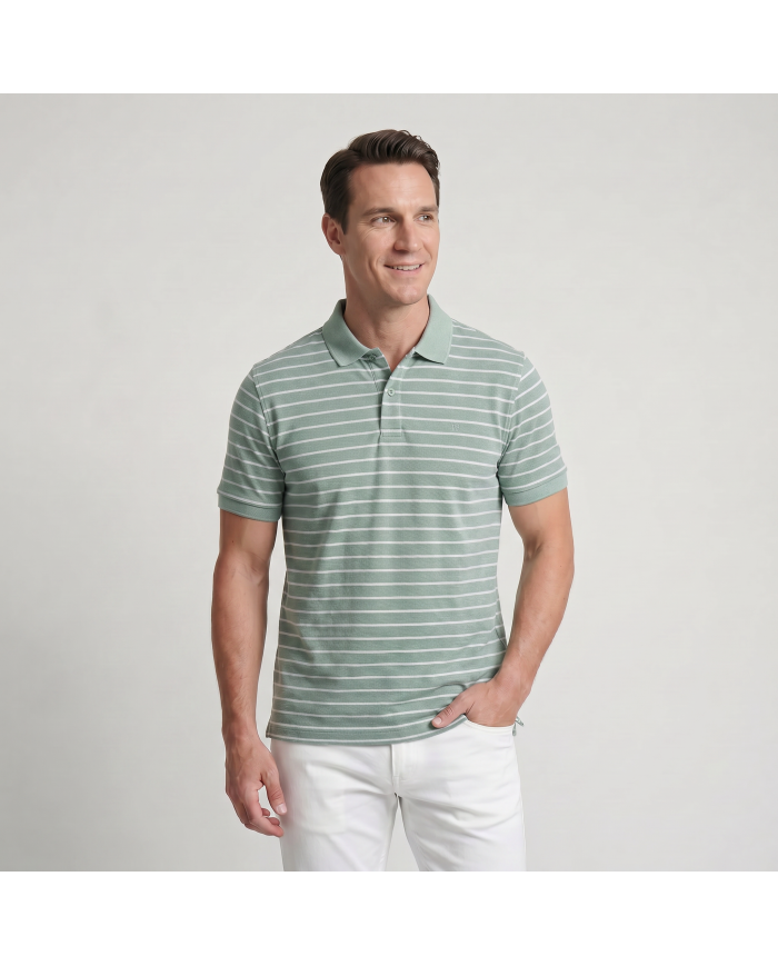 Polo en coton piqué
