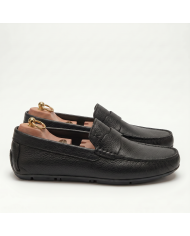 Mocassin 100% Cuir : Noir