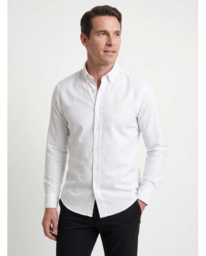 chemise-oxford-blanche-col-boutonne
