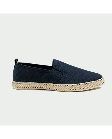 Cravate.tn | Espadrille Halfa bleu jeans sans lacet