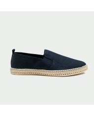 Cravate.tn | Espadrille Halfa bleu jeans sans lacet