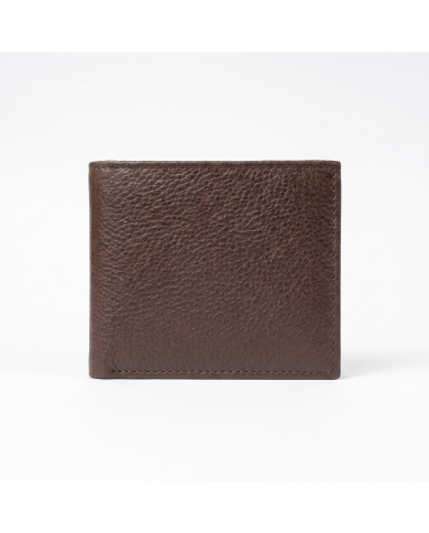 Cravate.tn | Portefeuille Cuir marron grainé