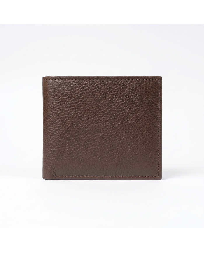 Cravate.tn | Portefeuille Cuir marron grainé
