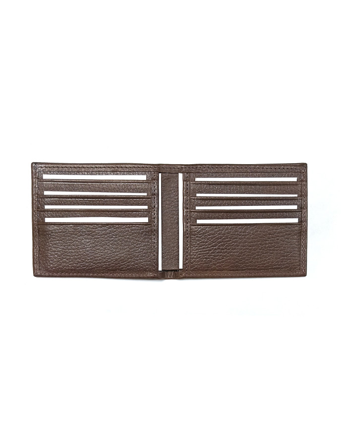 Cravate.tn | Portefeuille Cuir marron grainé