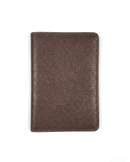 Cravate.tn |  Porte Passeport en cuir noir grainé