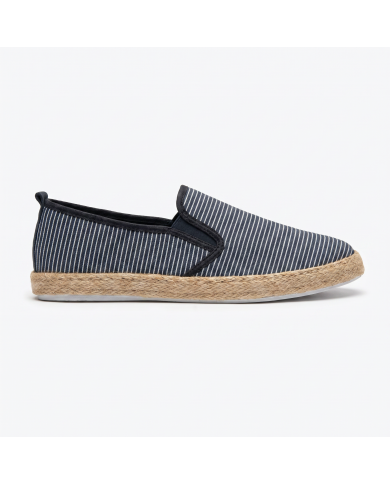 Cravate.tn | Espadrille Halfa marine sans lacet