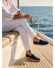 Cravate.tn | Espadrille Halfa bleu marine foncé sans lacet