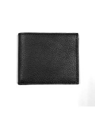 Cravate.tn | Portefeuille Cuir Noir grainé XL