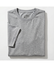 T-shirt Gris col rond 100% coton
