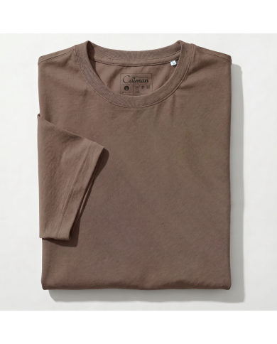 T-shirt Moka col rond 100% coton