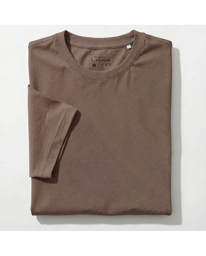 T-shirt Moka col rond 100% coton