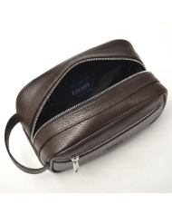 Cravate.tn | Trousse pour homme Noir Grainé