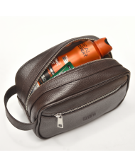 Cravate.tn | Trousse pour homme Noir Grainé
