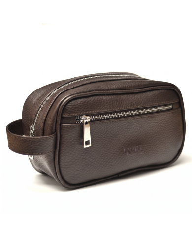 Cravate.tn | Trousse pour homme Noir Grainé