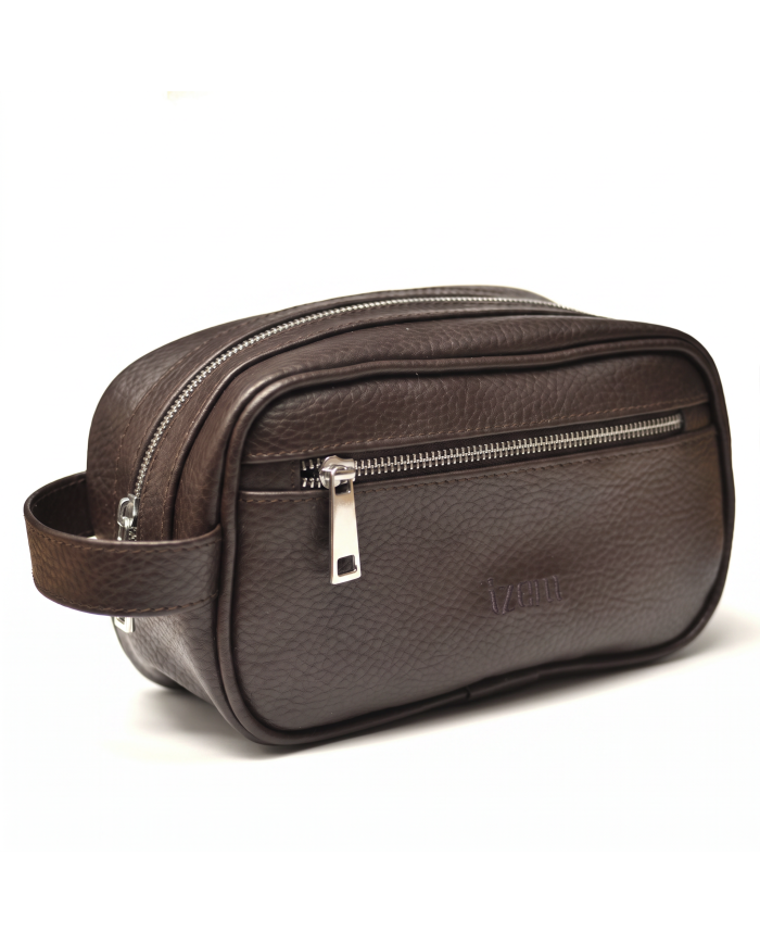 Cravate.tn | Trousse pour homme Noir Grainé