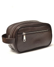 Cravate.tn | Trousse pour homme Noir Grainé