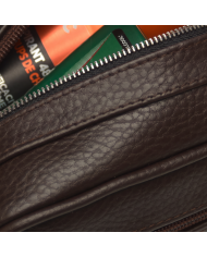 Cravate.tn | Trousse pour homme Noir Grainé