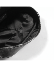 Mini Trousse avec bandoulière noir grainé - Izem