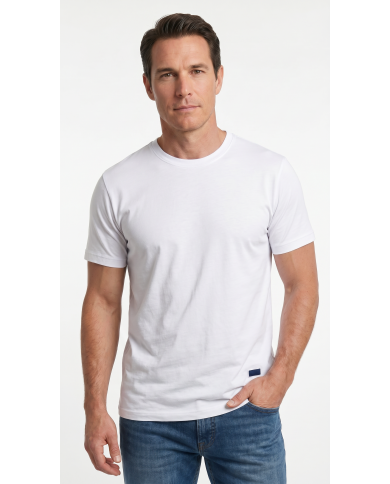 Pack 3 T-shirt col rond 100% coton