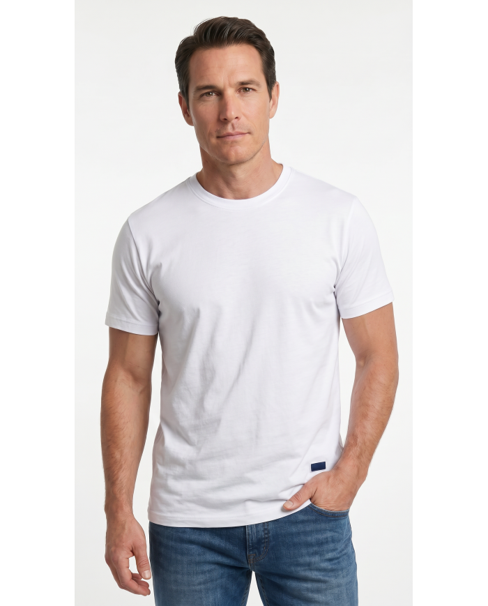 Pack 3 T-shirt col rond 100% coton
