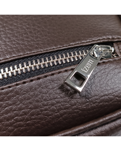Cravate.tn | Mini trousse pour homme Marron Grainé