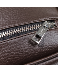 Cravate.tn | Mini trousse pour homme Marron Grainé