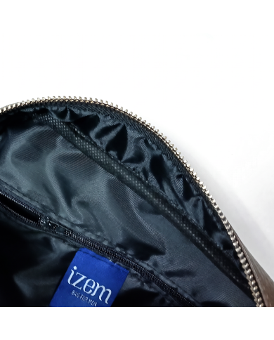 Cravate.tn | Mini trousse pour homme Marron Grainé
